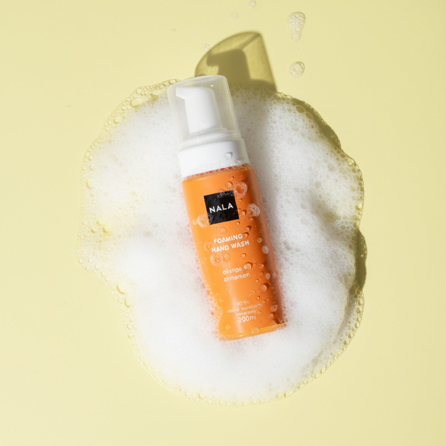 Jabón Natural en Espuma - Naranja y Canela