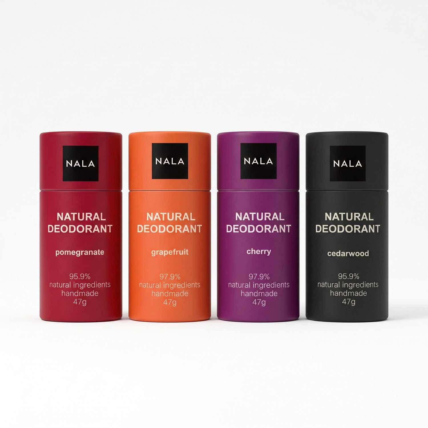 Pack 3+1 Desodorantes Naturales en Barra - Wild &amp; Vibrant