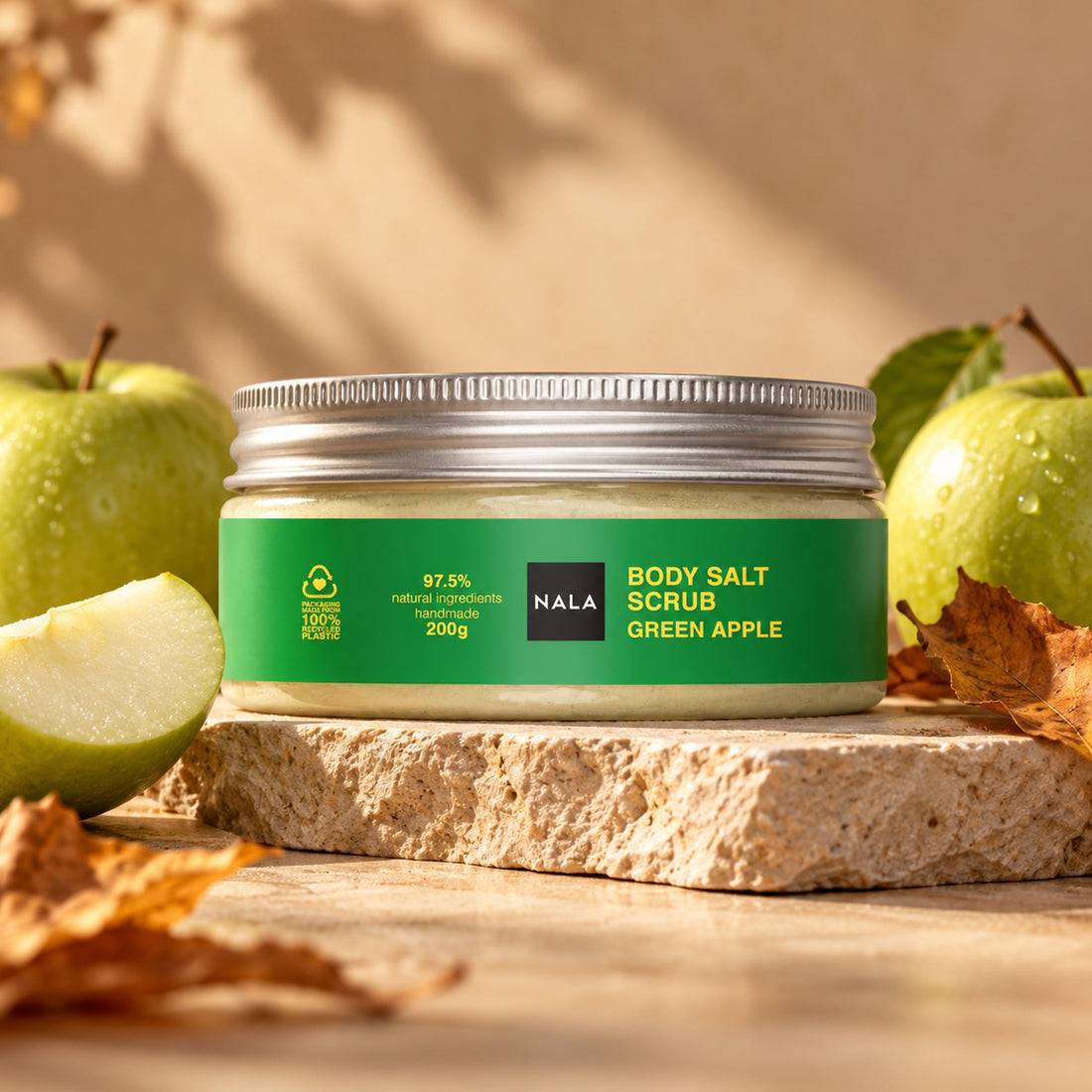 Exfoliante de Sal - Manzana Verde