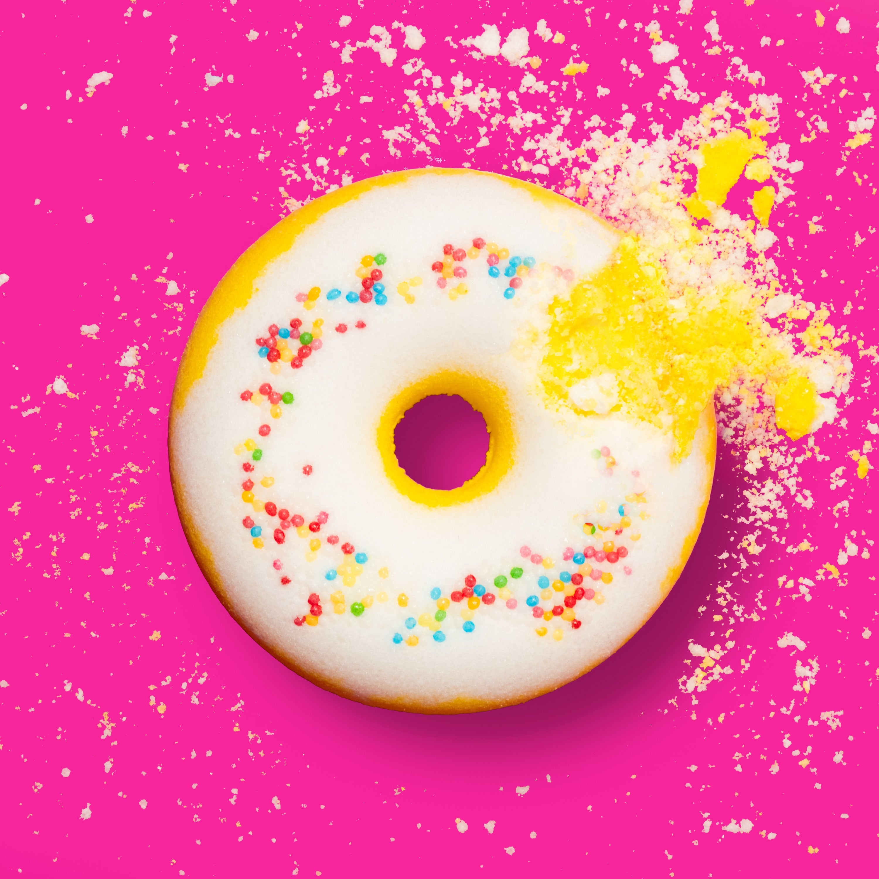 Bomba de Baño Efervescente Donut - Piña