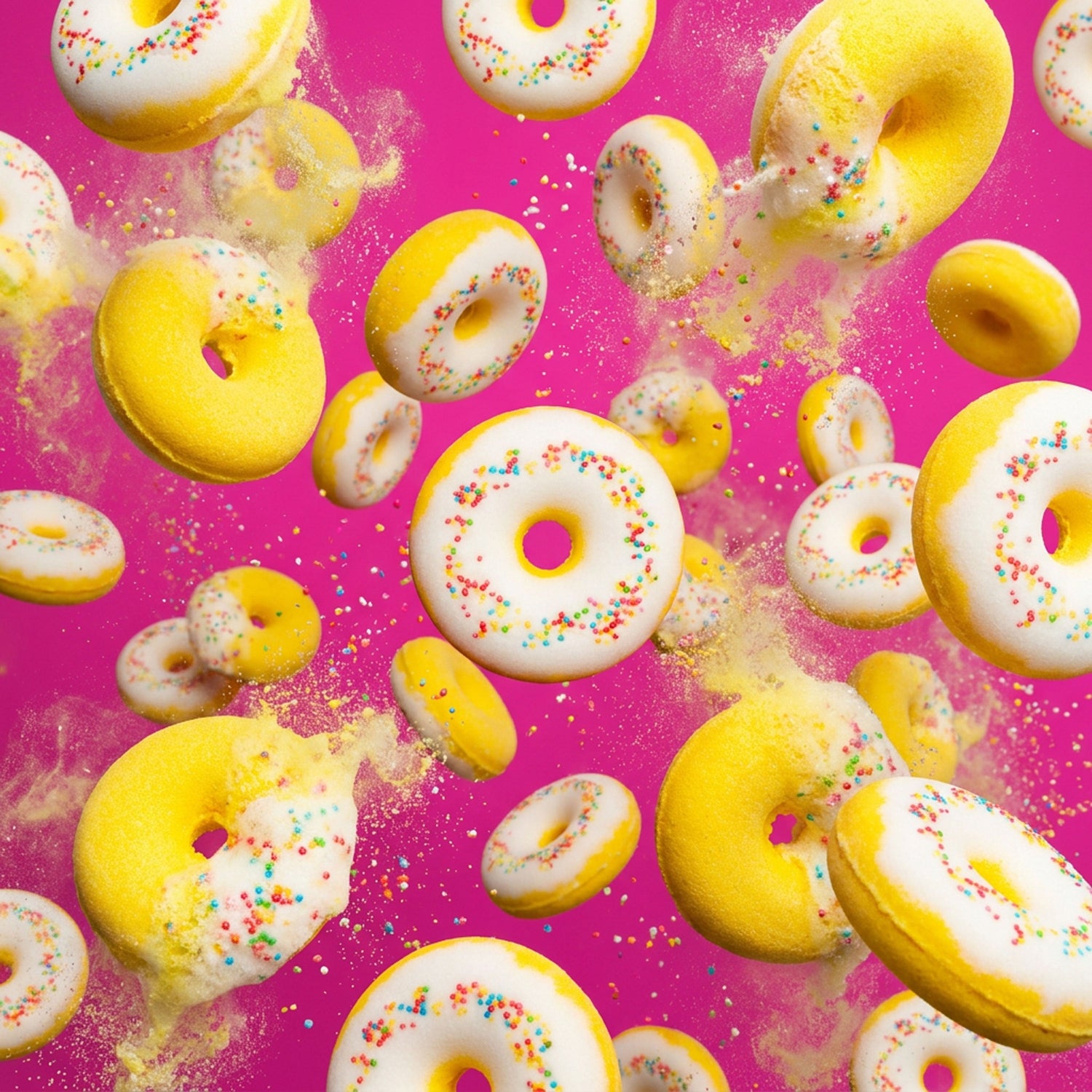 Bomba de Baño Efervescente Donut - Piña