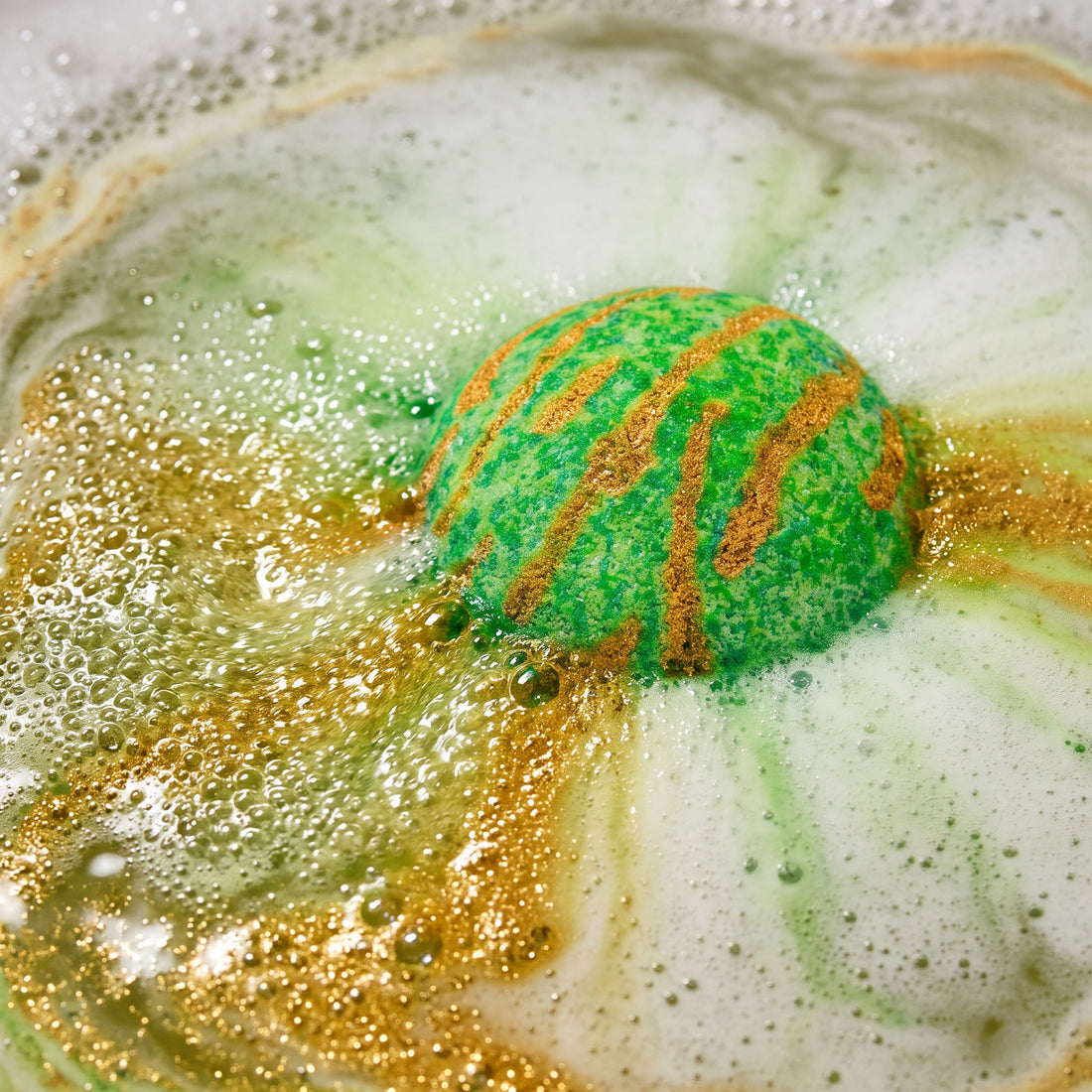 Bomba de Baño Efervescente - Manzana Verde