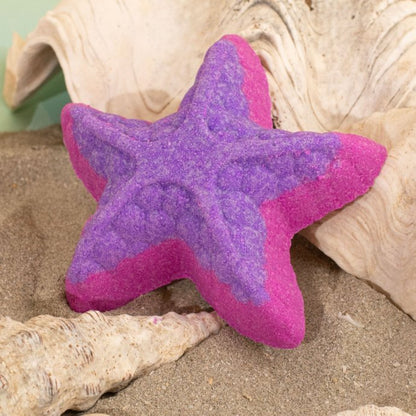 Bomba de Baño Efervescente Estrella de Mar - Frambuesa