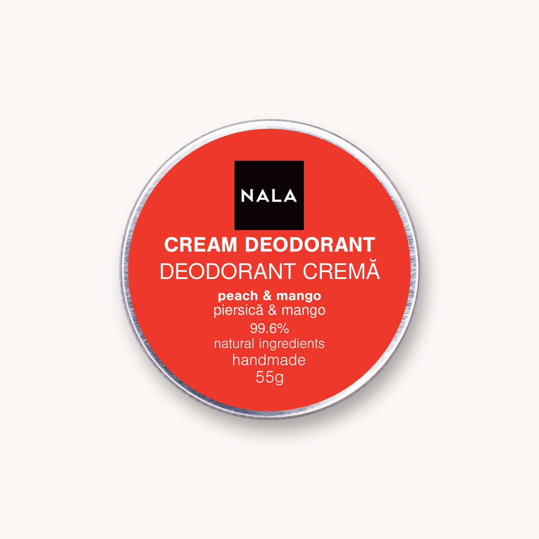 Desodorante en crema - Melocotón &amp; Mango