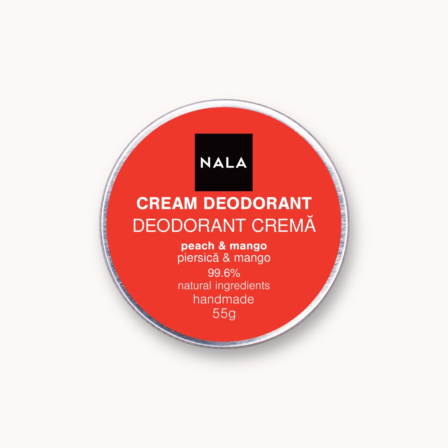 Desodorante en crema - Melocotón &amp; Mango