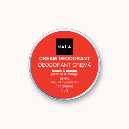 Desodorante en crema - Melocotón &amp; Mango