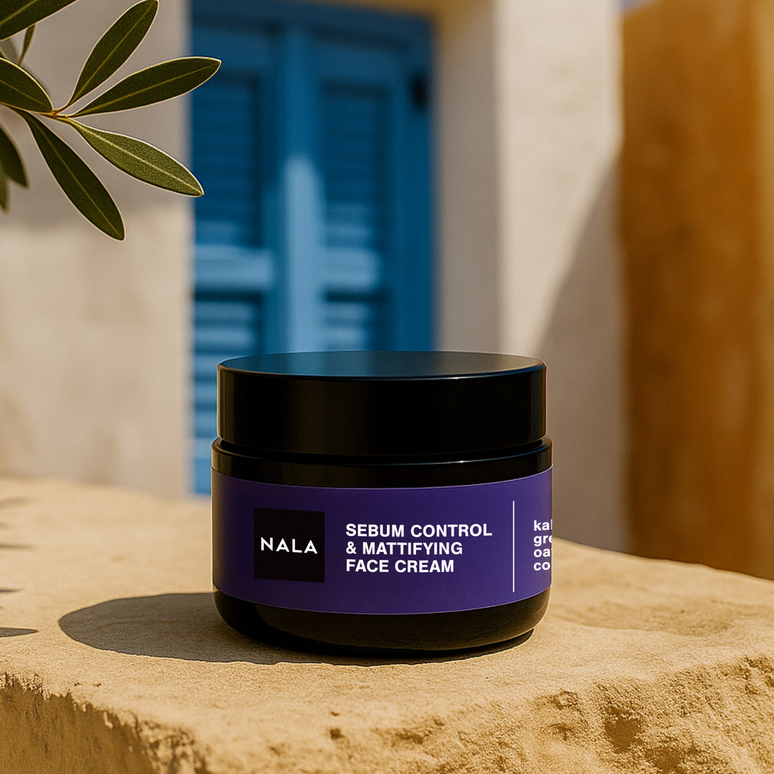 Crema Control Sebo &amp; Matificante – Piel Grasa – Extracto de Kale, Té Verde, Avena y Aceite de Germen de Maíz