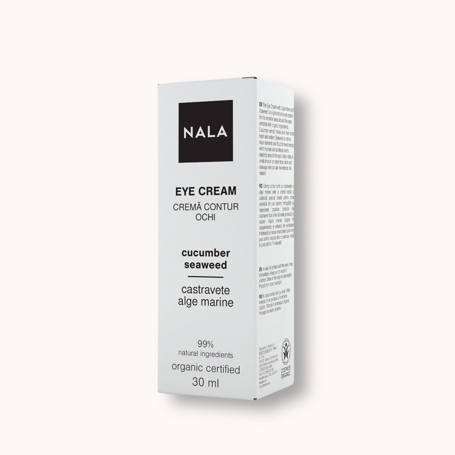 Crema Contorno de Ojos - Pepino y Algas