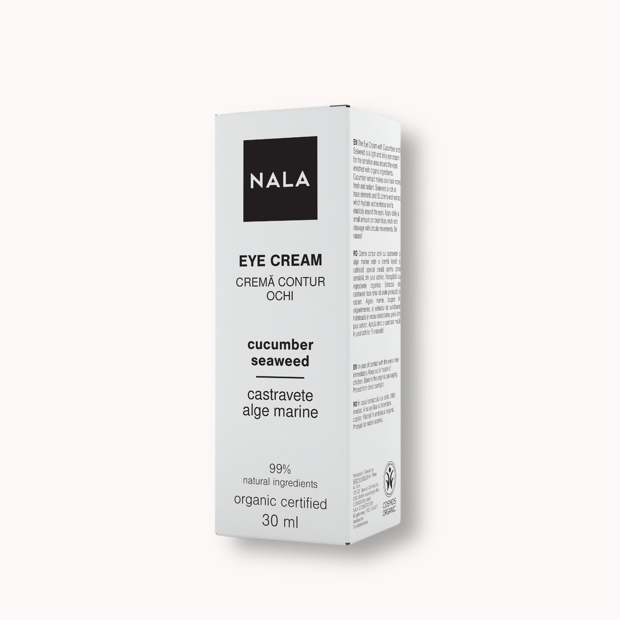 Crema Contorno de Ojos - Pepino y Algas