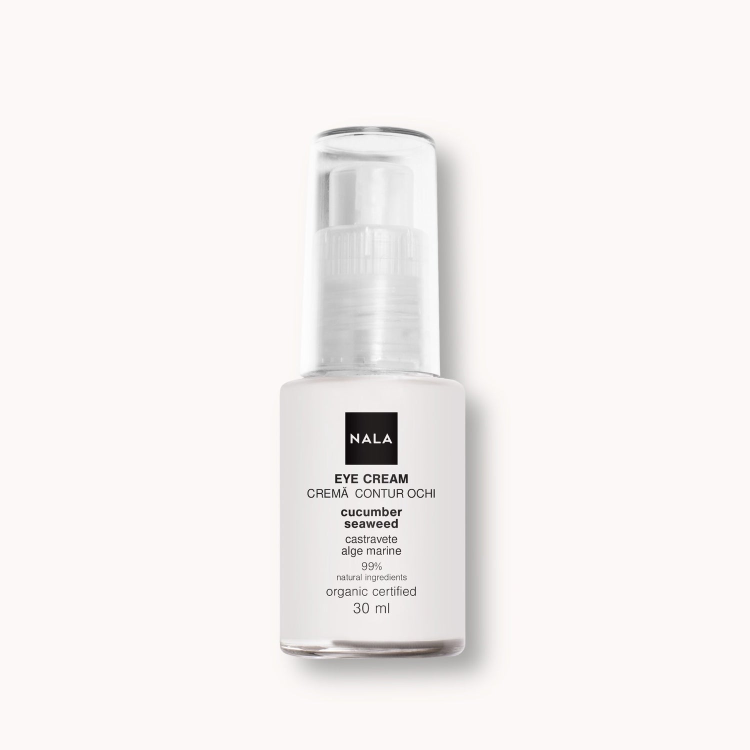 Crema Contorno de Ojos - Pepino y Algas