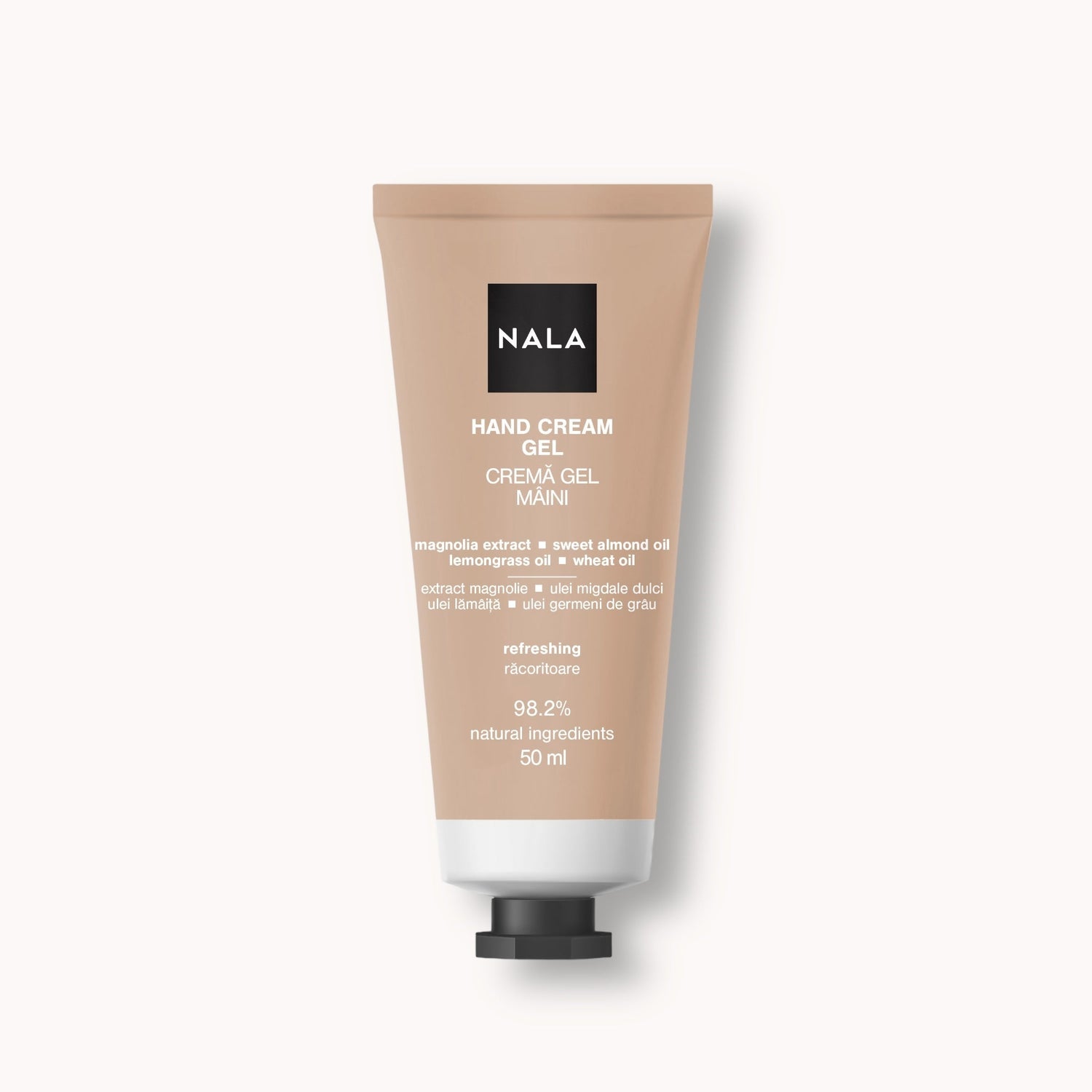 Gel Crema de Manos - Menta, Hierba Limón, Aceite de Germen de Trigo