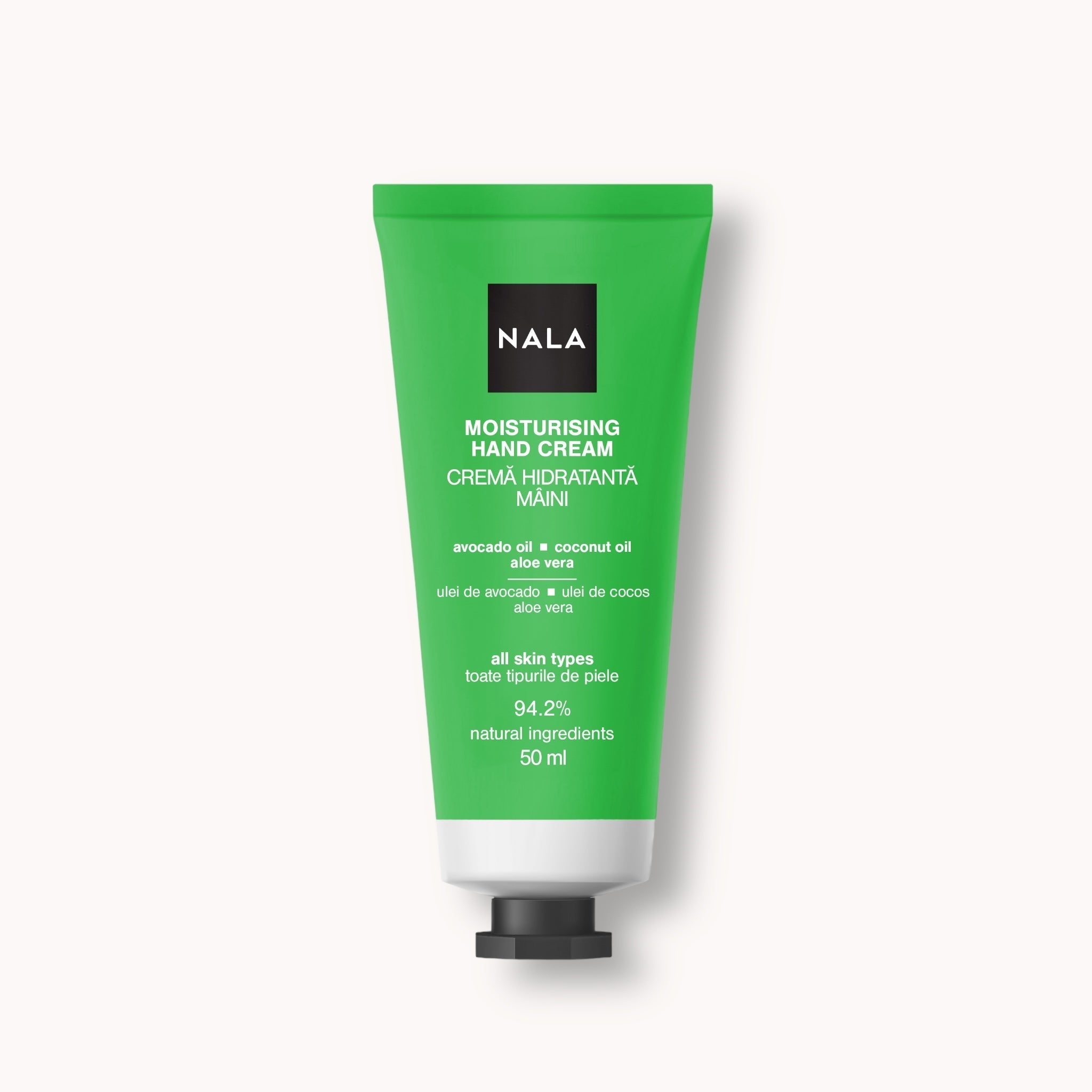 Crema de Manos Hidratante - Aceite de Aguacate, Aceite de Coco y Aloe Vera