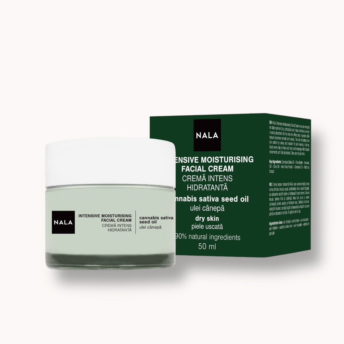 Crema facial hidratante intensiva - Piel seca