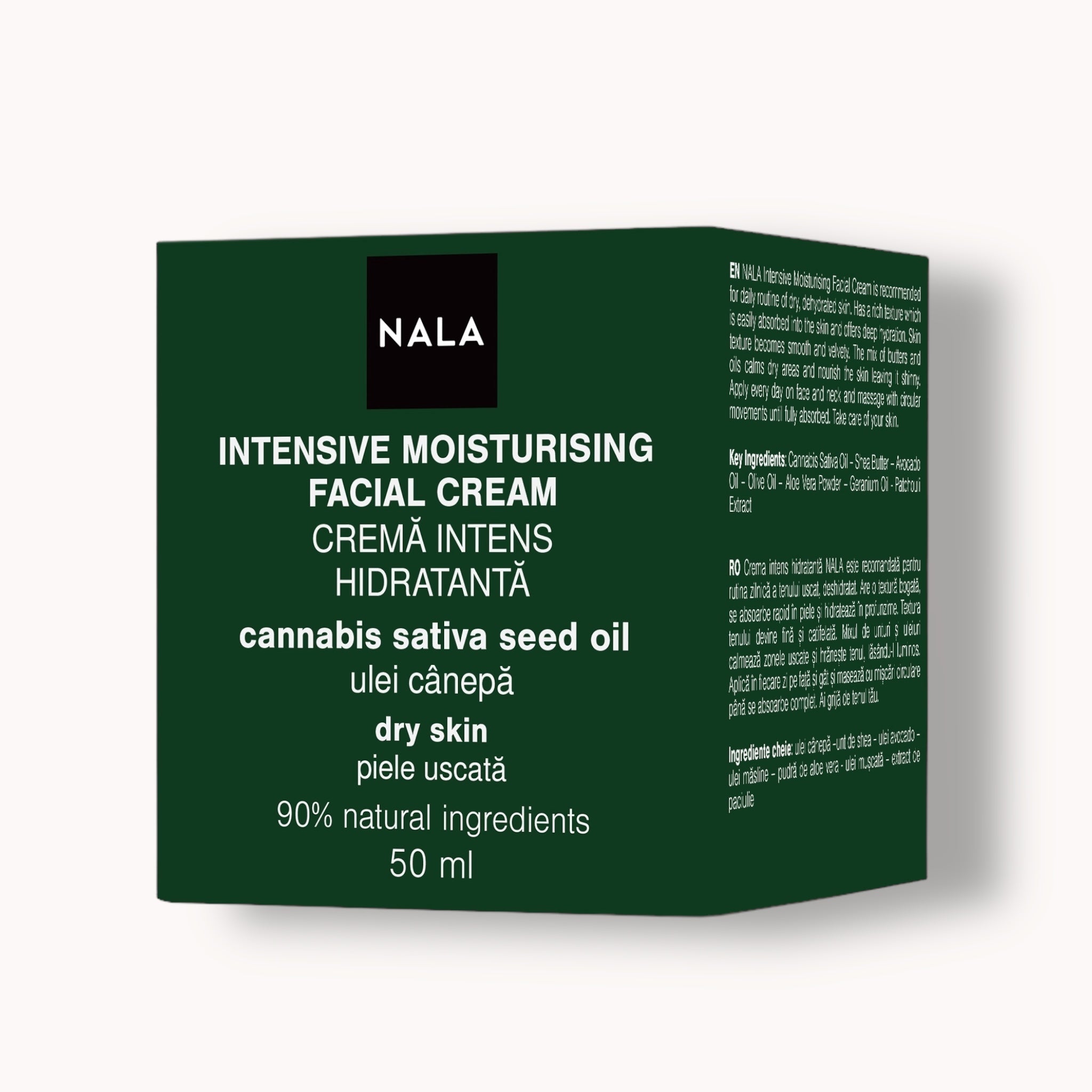 Crema facial hidratante intensiva - Piel seca