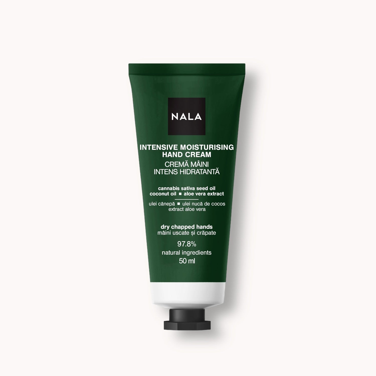 Crema de manos hidratante intensiva - Aceite de cáñamo