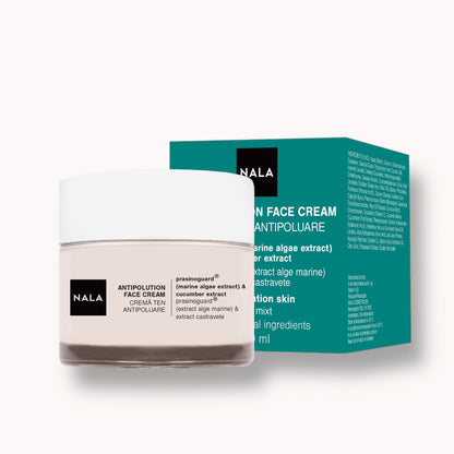 Crema facial anticontaminación - Pieles mixtas - Algas y pepino
