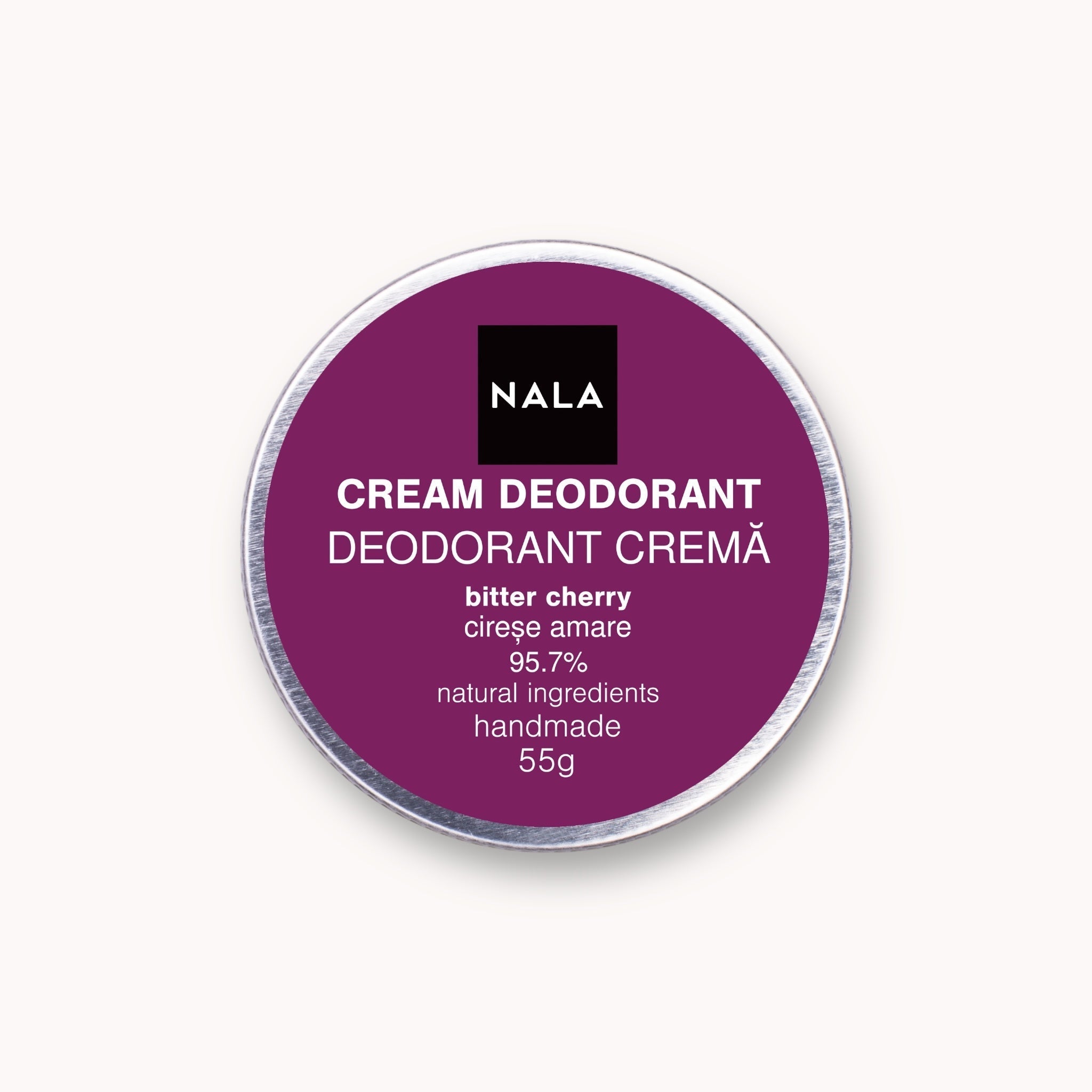 Desodorante en crema - Cereza amarga