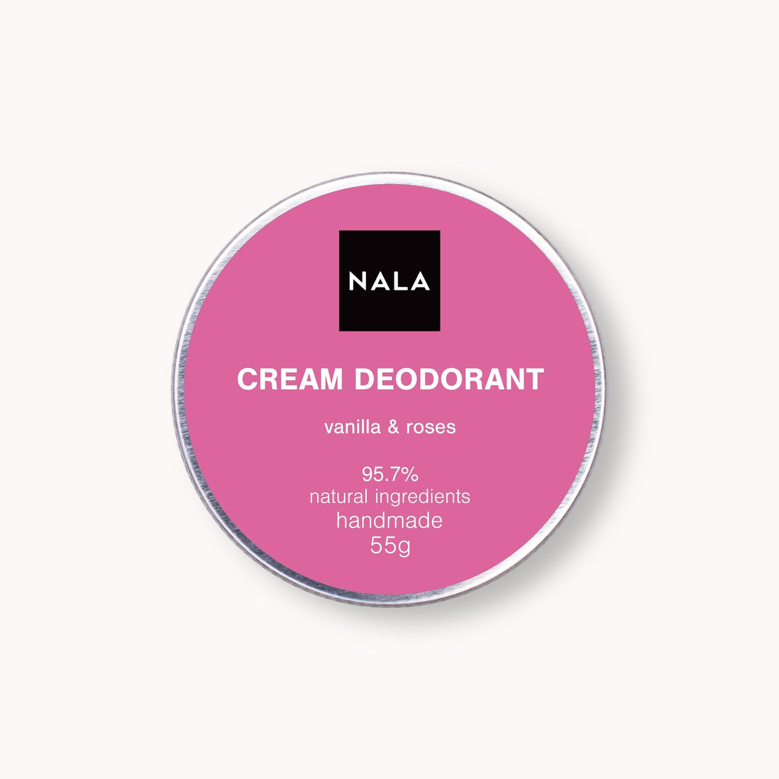Desodorante en crema - Vainilla y Rosas