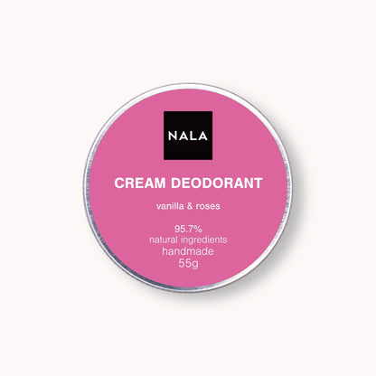 Desodorante en crema - Vainilla y Rosas