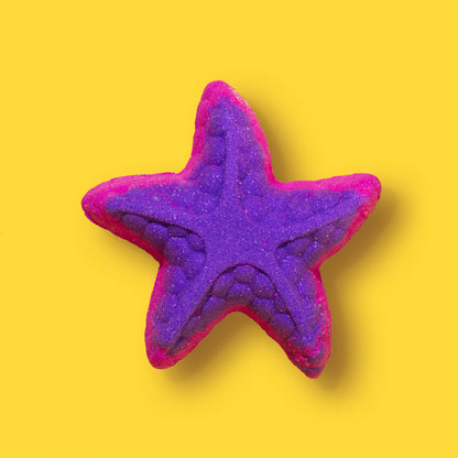 Bomba de Baño Efervescente Estrella de Mar - Frambuesa