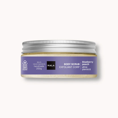 Exfoliante corporal de sal - Arándano y melocotón