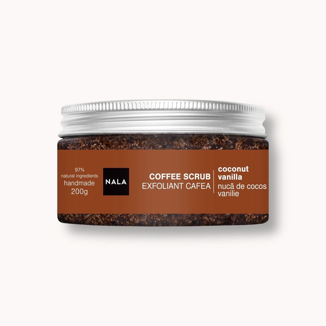 Exfoliante de café - Coco y vainilla