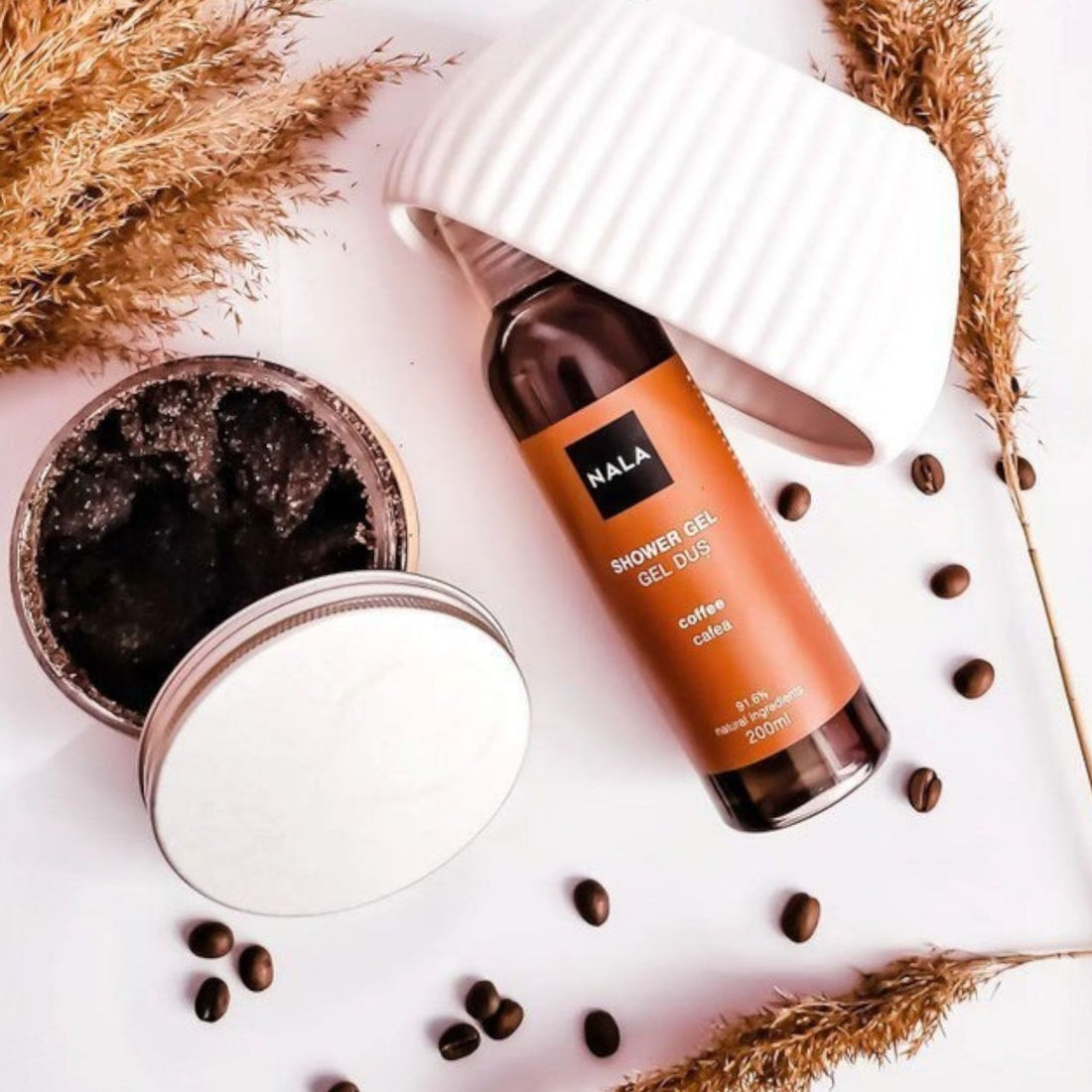Exfoliante de café - Coco y vainilla