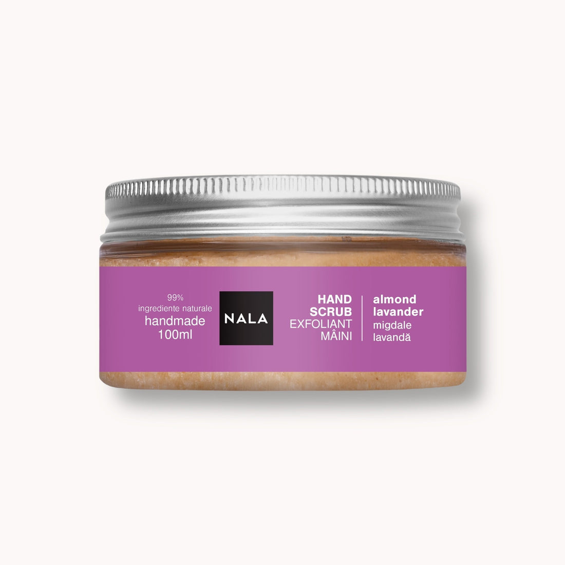 Exfoliante de manos - Aceite de almendras y lavanda