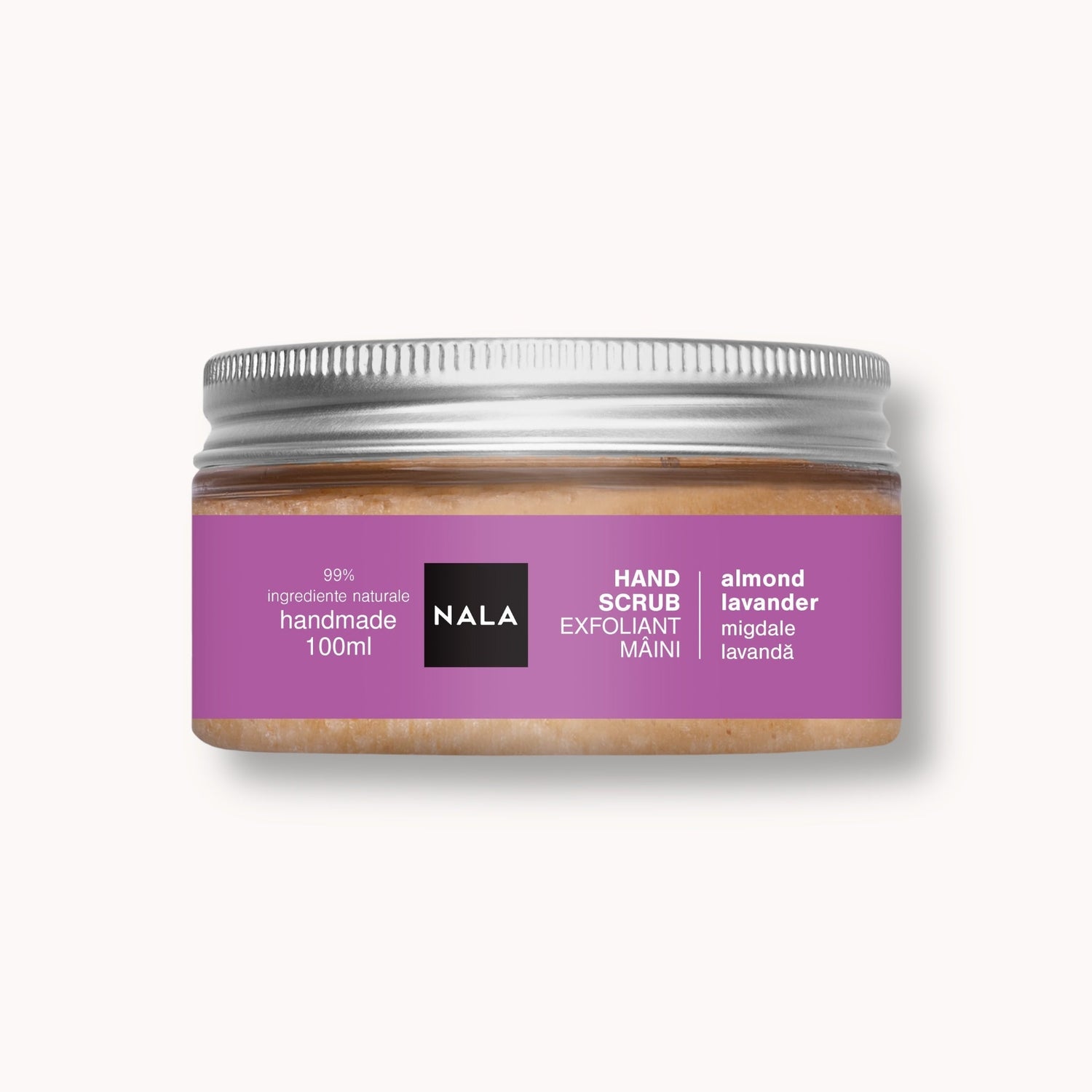 Exfoliante de manos - Aceite de almendras y lavanda