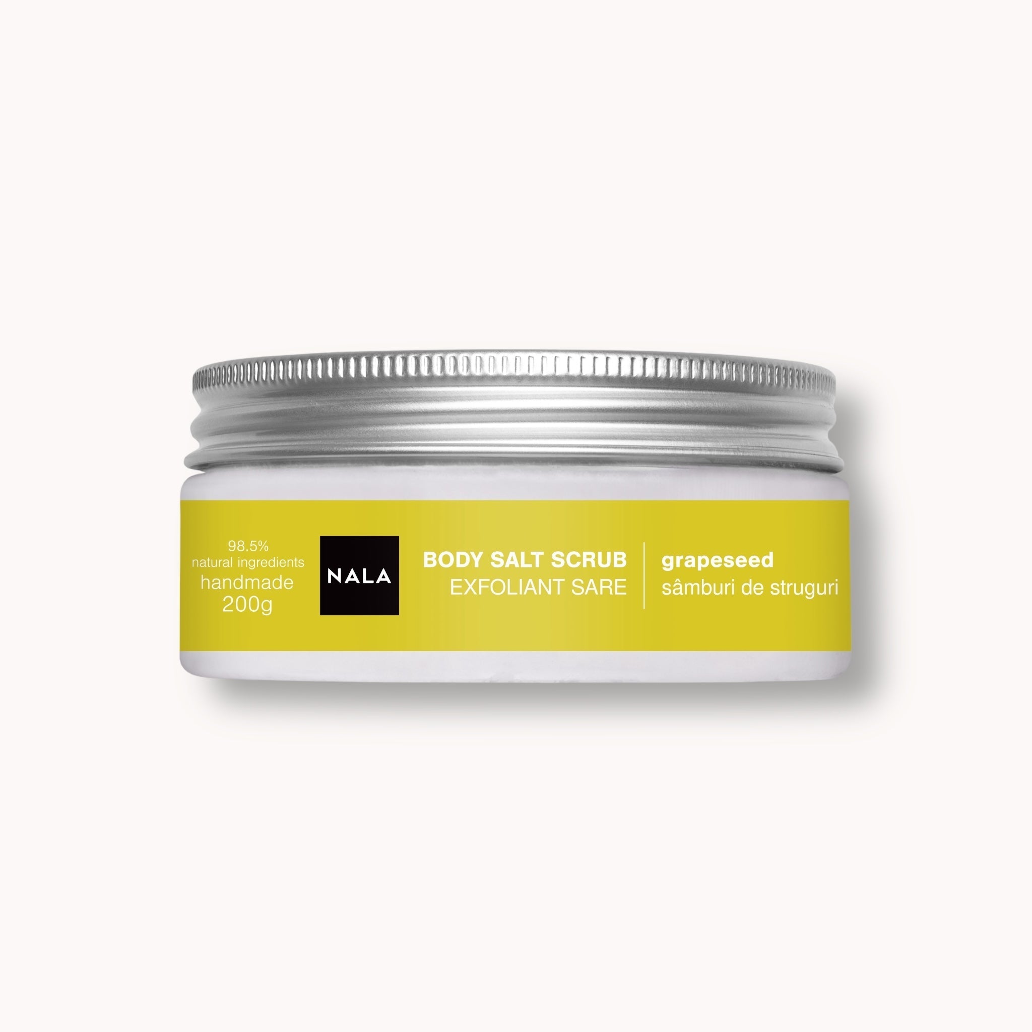 Exfoliante corporal de sal - Semilla de uva