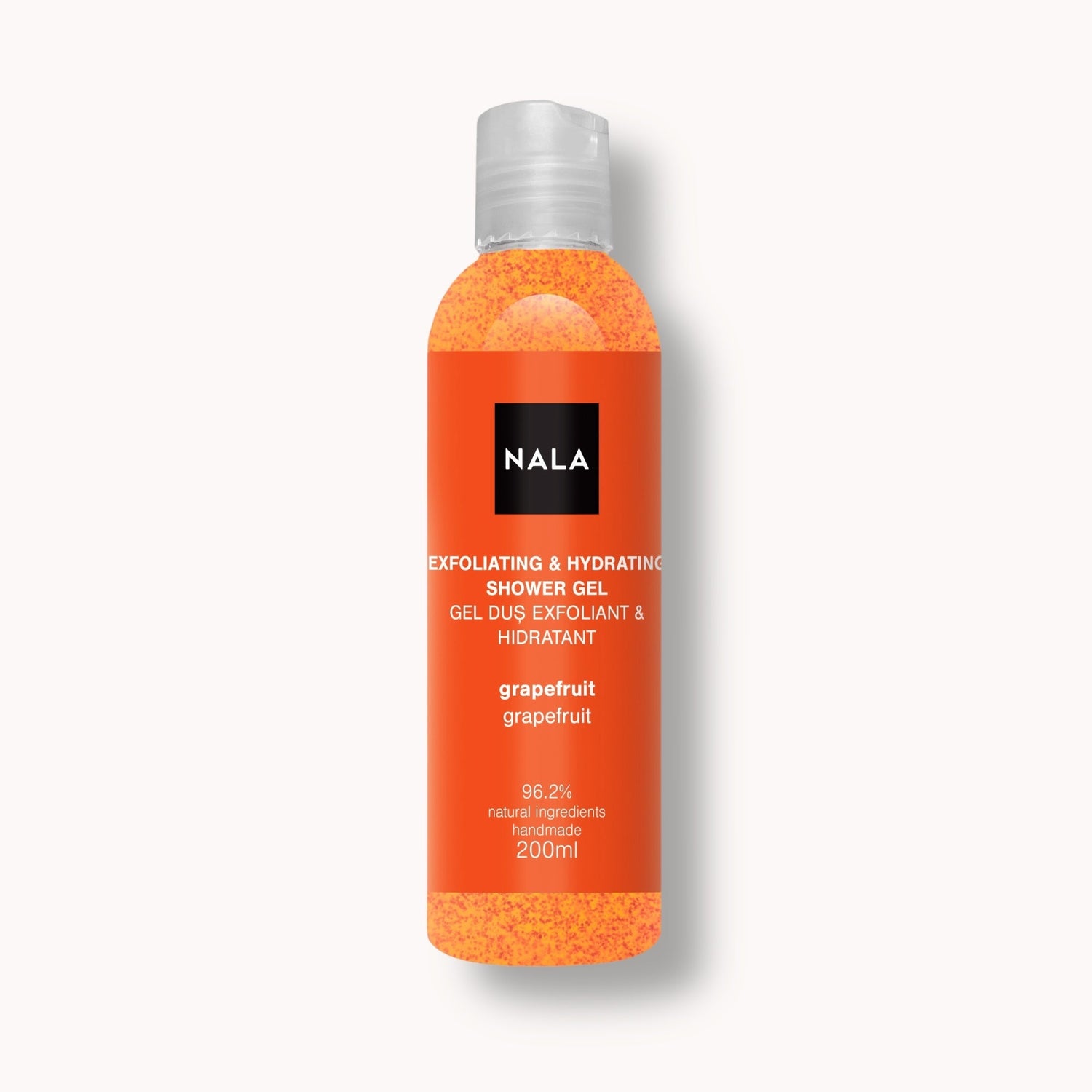 Gel de ducha exfoliante e hidratante - Grapefruit