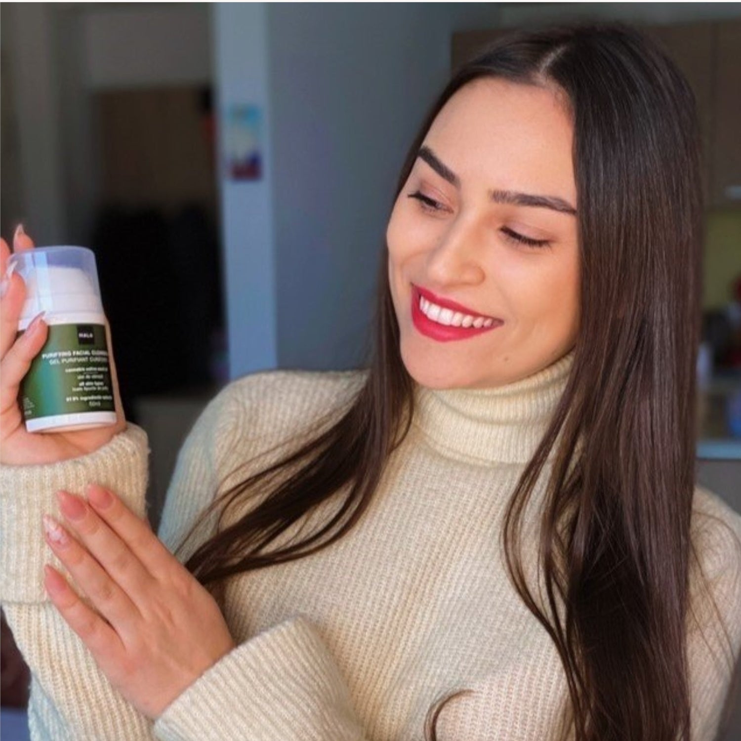 Gel limpiador facial purificante