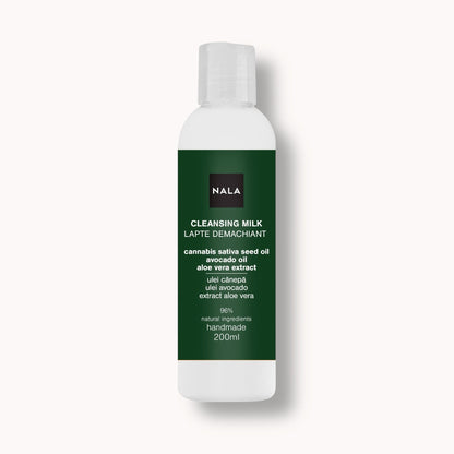 Leche Limpiadora - Aceite de Cáñamo, Aguacate, Aloe Vera
