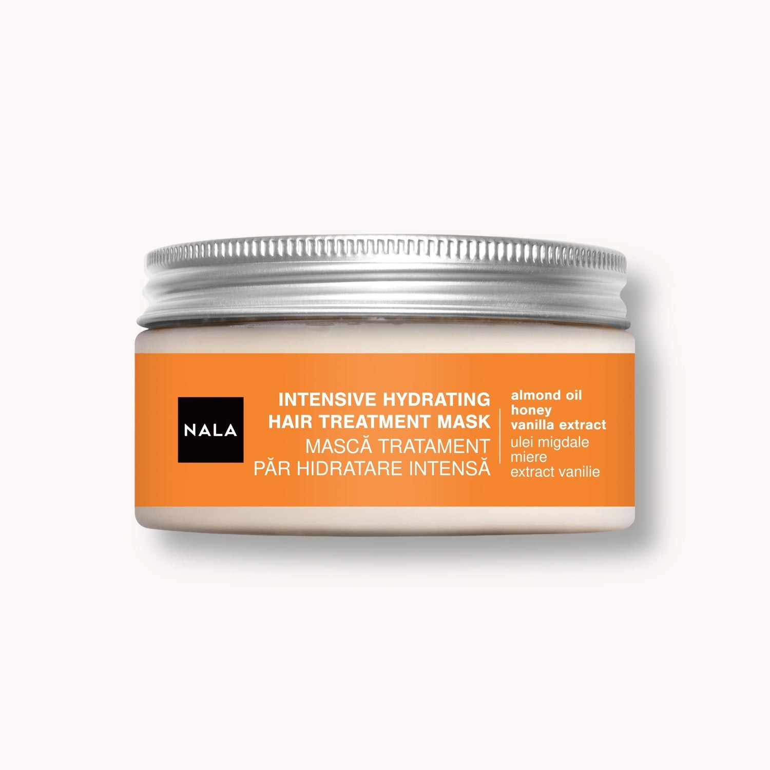 Mascarilla de Tratamiento Capilar Hidratante Intensivo - Aceite de Almendras, Miel, Vainilla