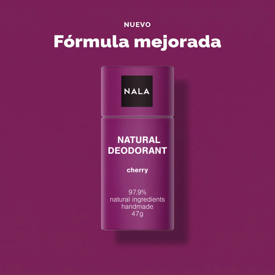 Desodorante Natural en Barra NUEVO - Cereza