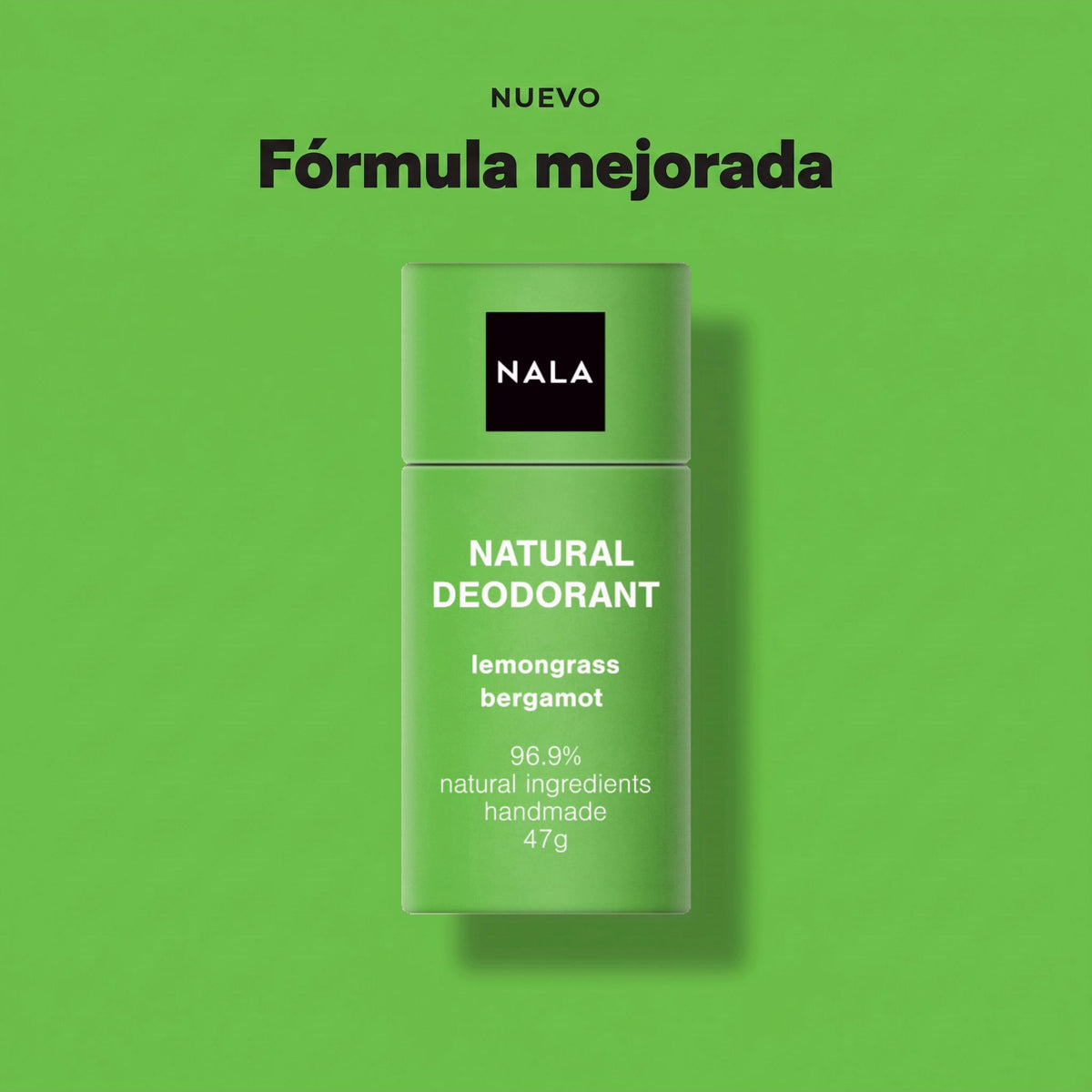 Desodorante Natural en Barra NUEVO - Hierba Limón y Bergamota