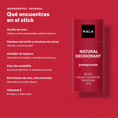 Desodorante Natural en Barra NUEVO - Granada