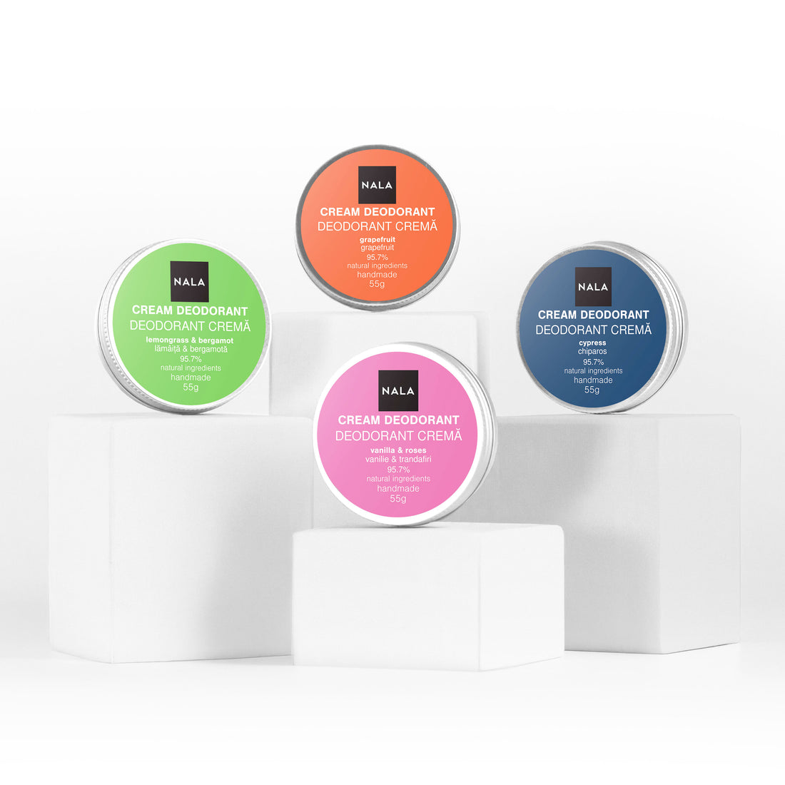 Pack de 4 Desodorantes Naturales – Fresh Start