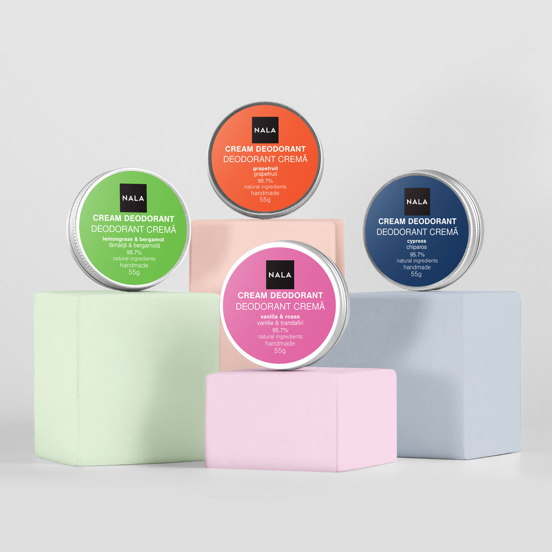 Pack de 4 Desodorantes Naturales – Fresh Start