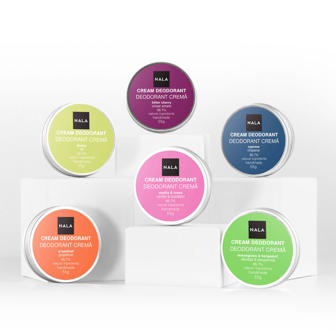 Pack de 6 Desodorantes Naturales – Fresh Start