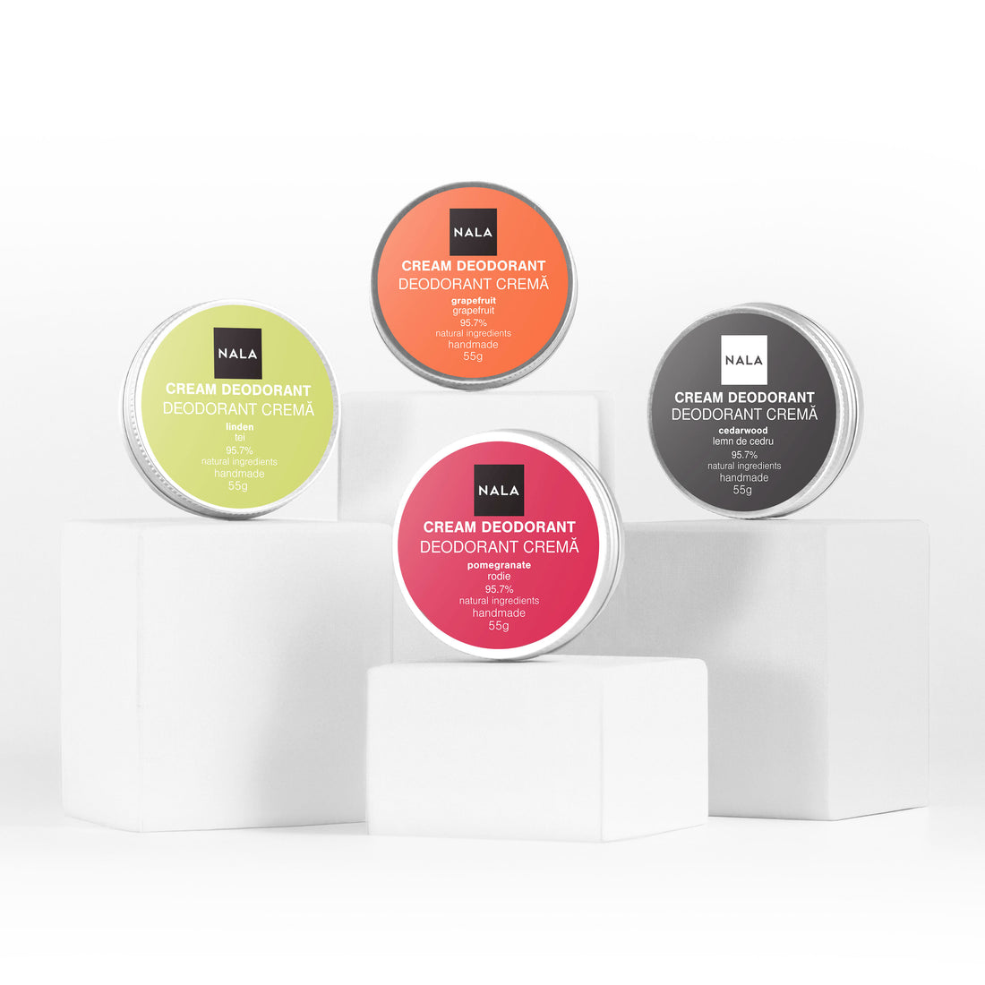 Pack de 4 Desodorantes Naturales – Sin Preocupaciones