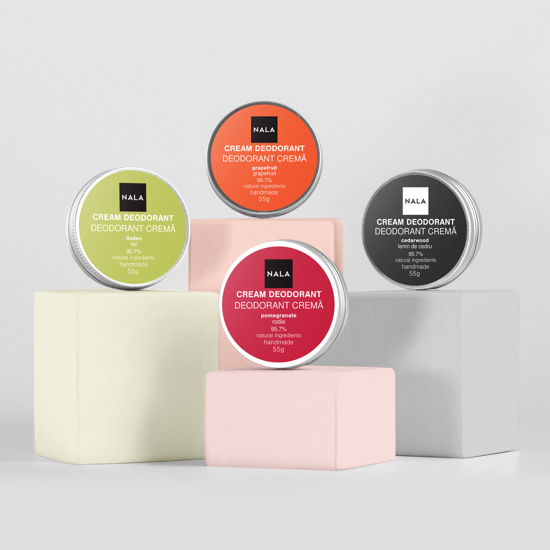 Pack de 4 Desodorantes Naturales – Sin Preocupaciones