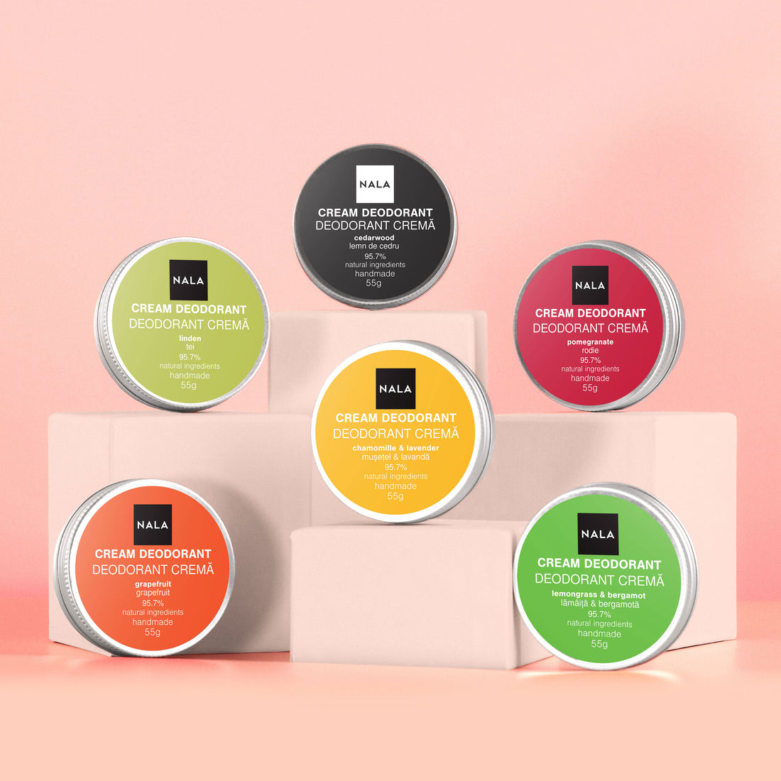 Pack de 6 Desodorantes Naturales – Sin Preocupaciones