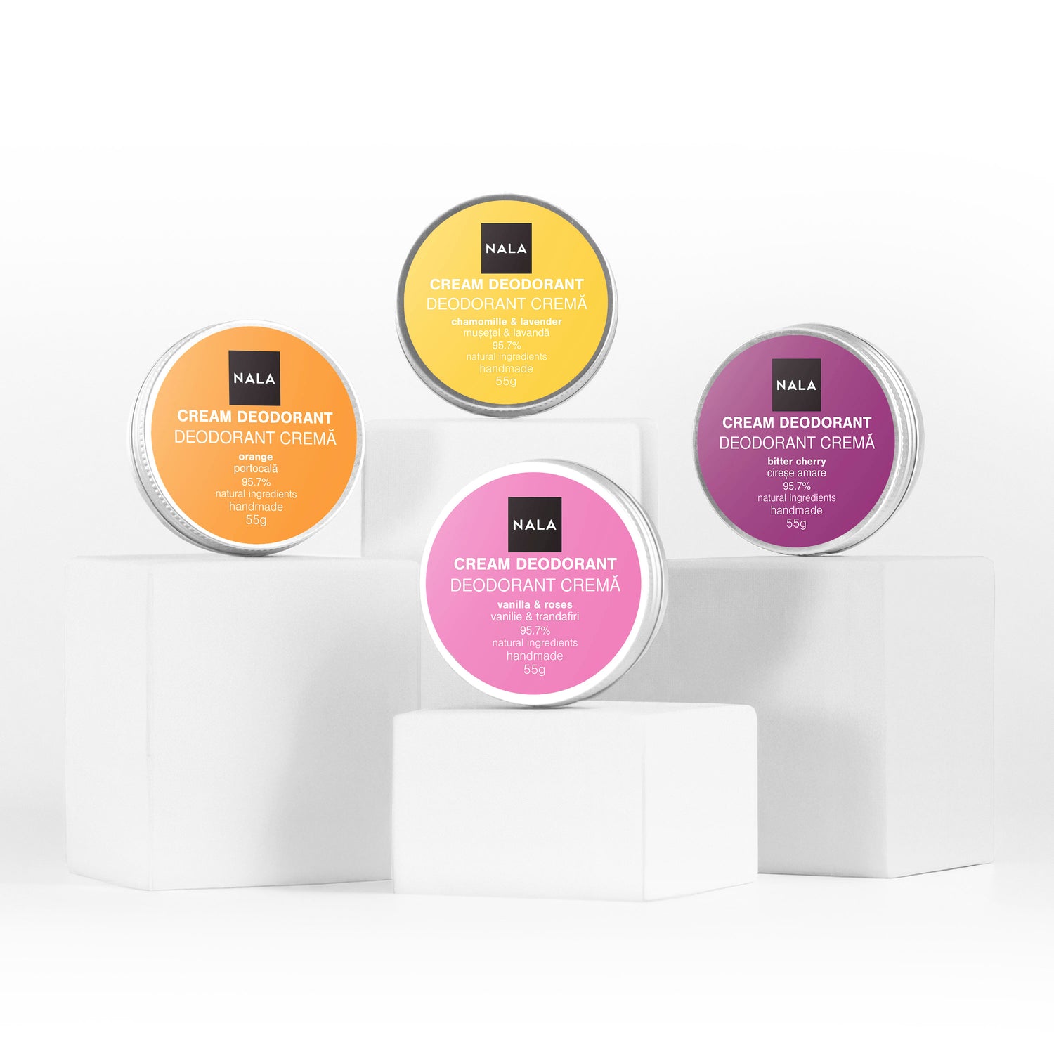 Pack de 4 Desodorantes Naturales - Fresh Mode ON