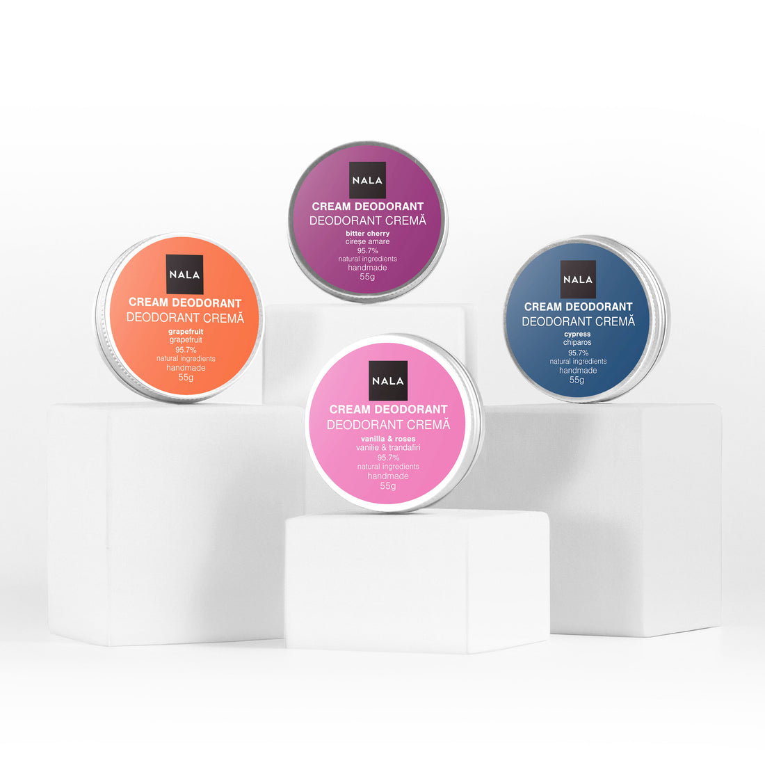 Pack de 4 Desodorantes Naturales - Esencial