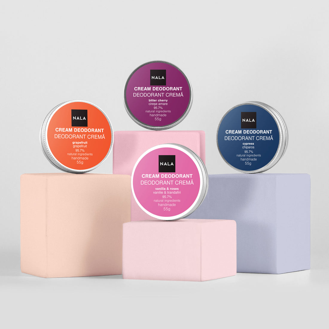 Pack de 4 Desodorantes Naturales - Esencial