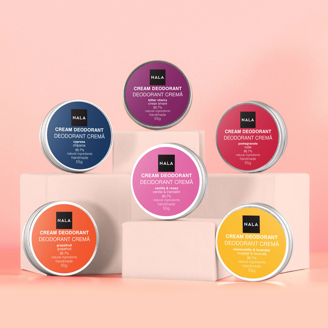Pack de 6 Desodorantes Naturales - Esencial