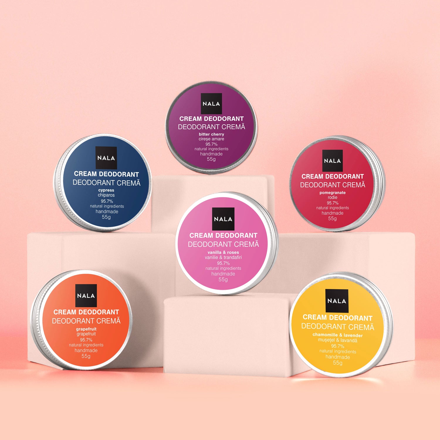Pack de 6 Desodorantes Naturales - Esencial