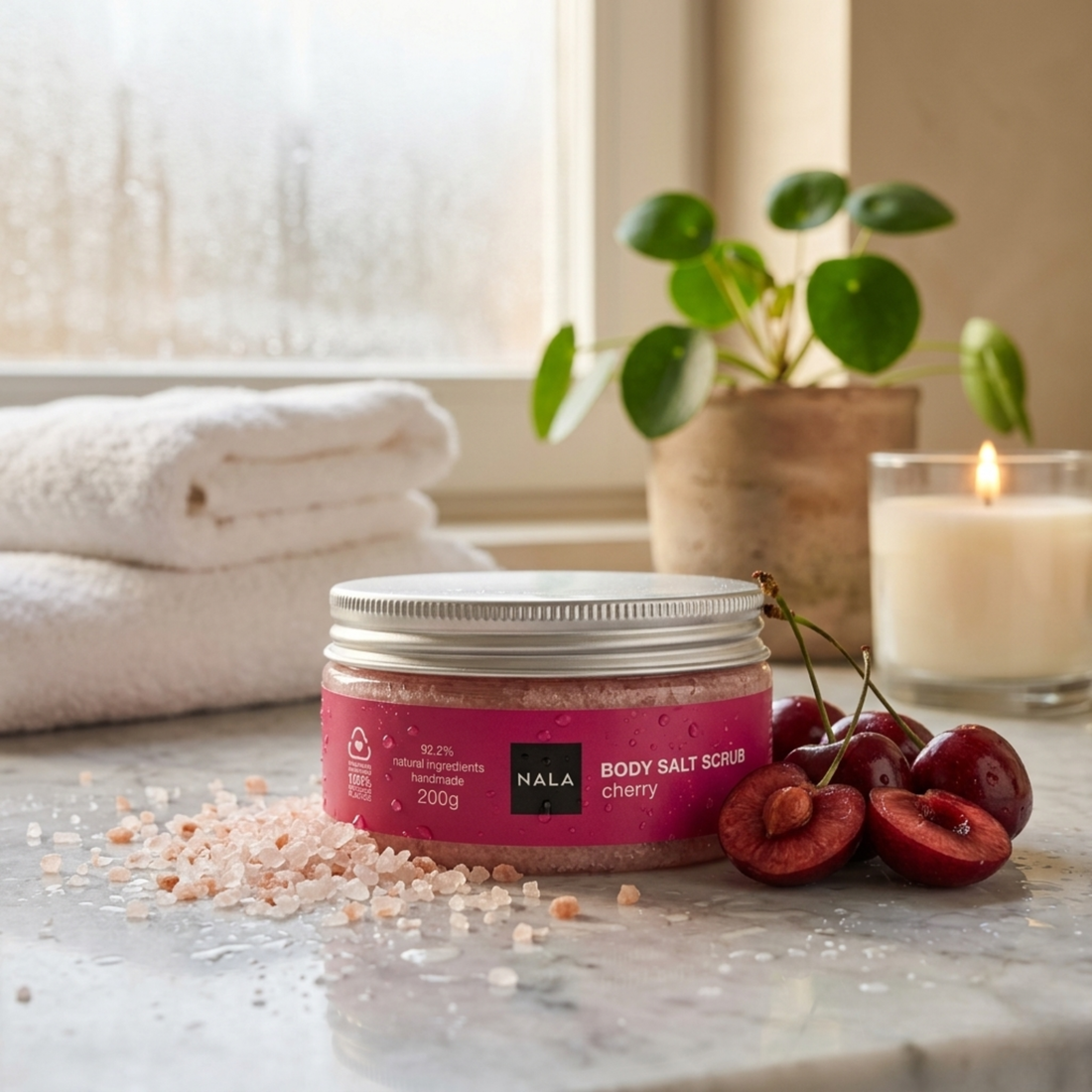 Exfoliante de Sal - Cereza