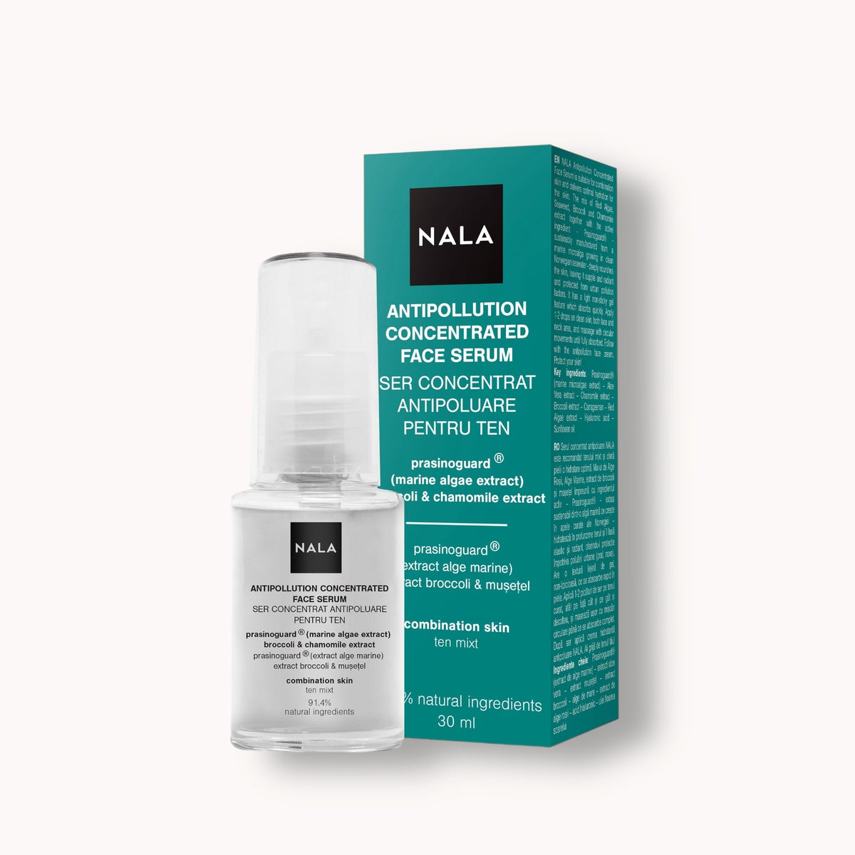 Serum Facial Concentrado Antipolución - Prasinoguard, Brócoli, Camomila